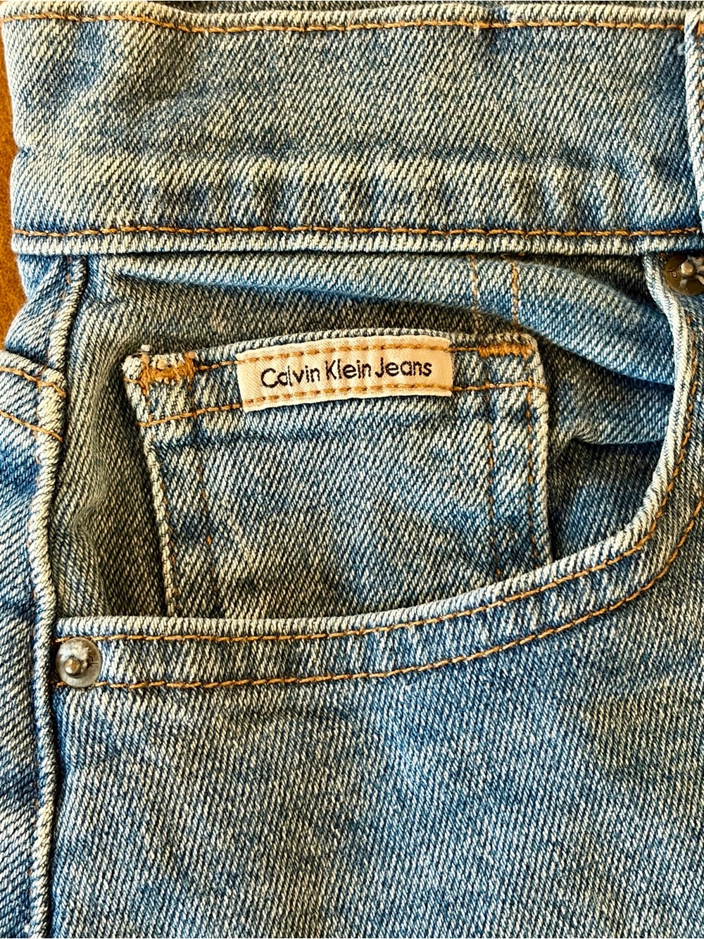 Calvin Klein Women's Light Blue Raw Hem Skirt - CK Classic Fit - Picture 5 of 8